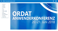 Desktop Screenshot of anwenderkonferenz.ordat.com